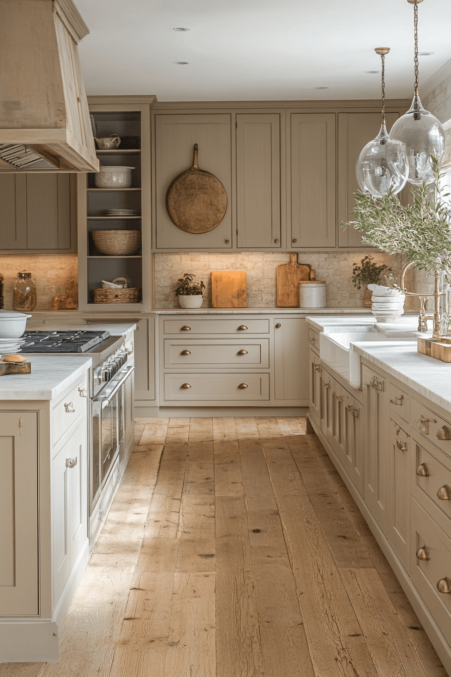 Rustic Farmhouse Kitchen Cabinets