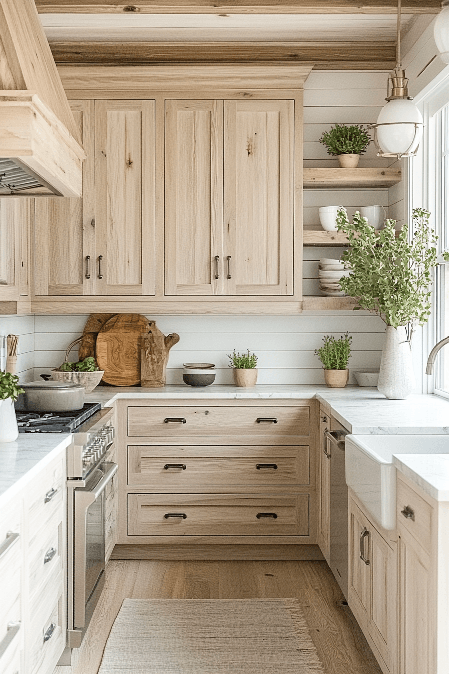 Rustic Farmhouse Kitchen Cabinets