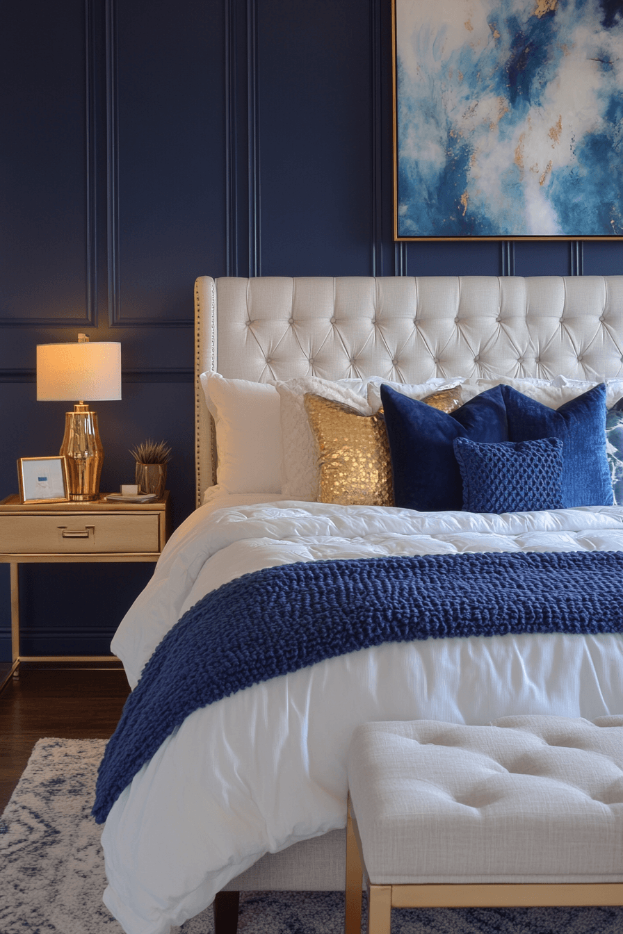 jewel tone bedroom