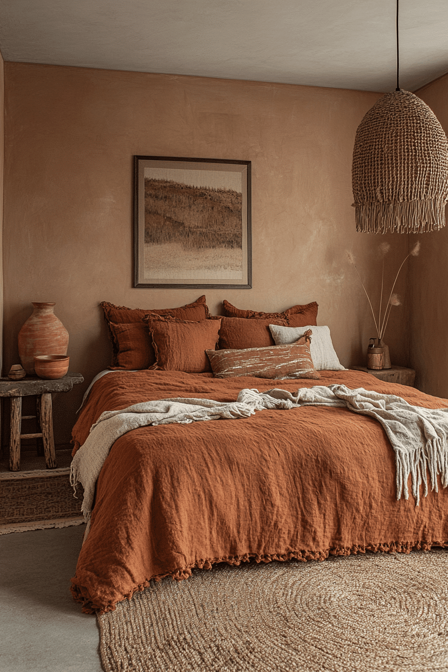 Terracotta Boho Bedroom Ideas