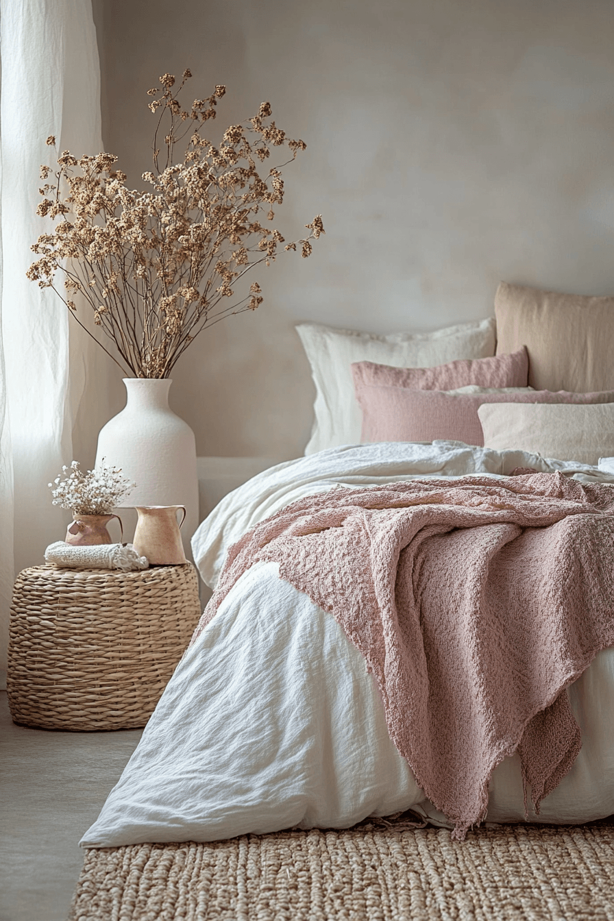 White Boho Bedroom Ideas