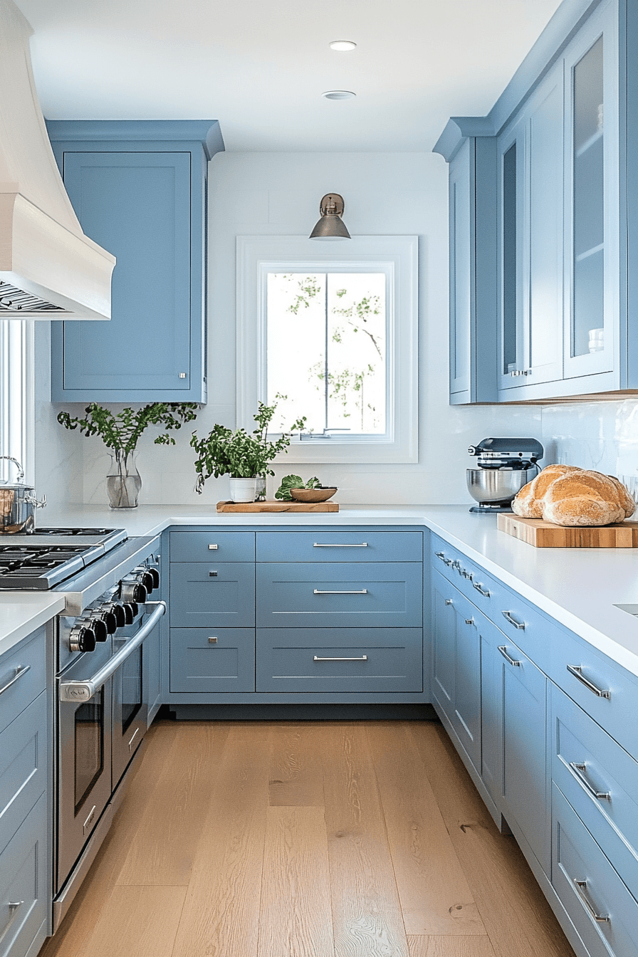 Light Blue Kitchen Cabinets