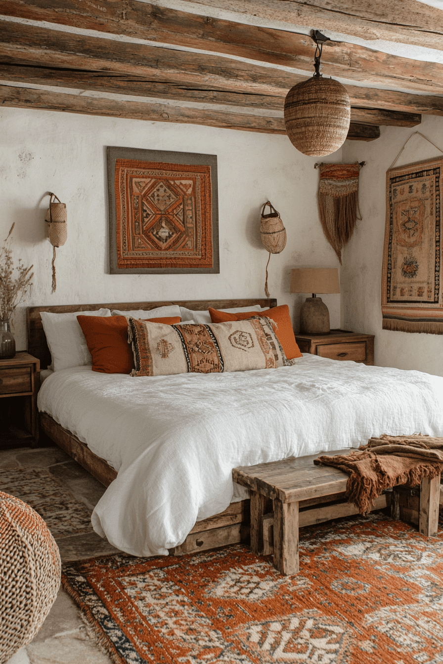Rustic Boho Bedroom Ideas