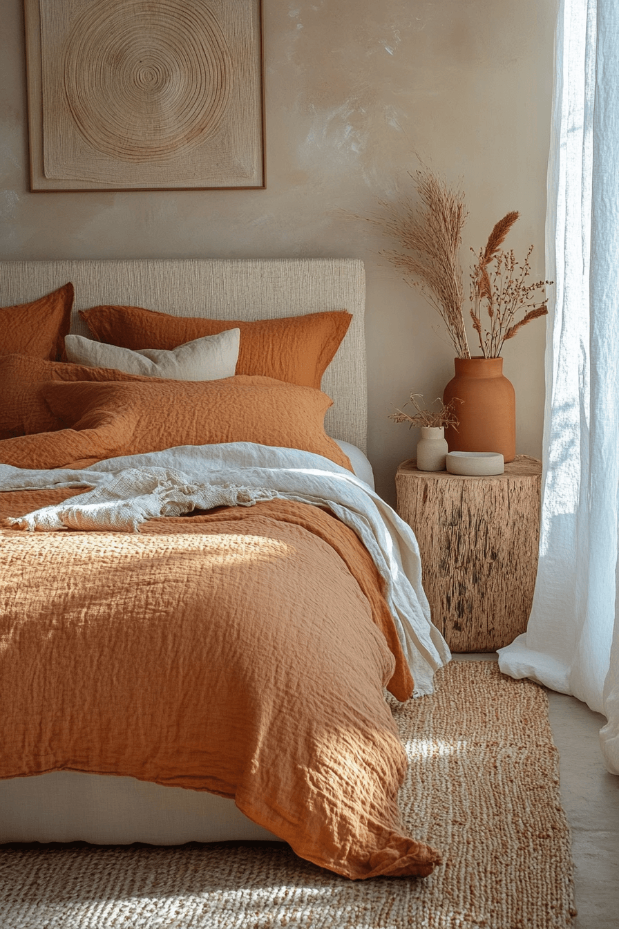 Terracotta Boho Bedroom Ideas