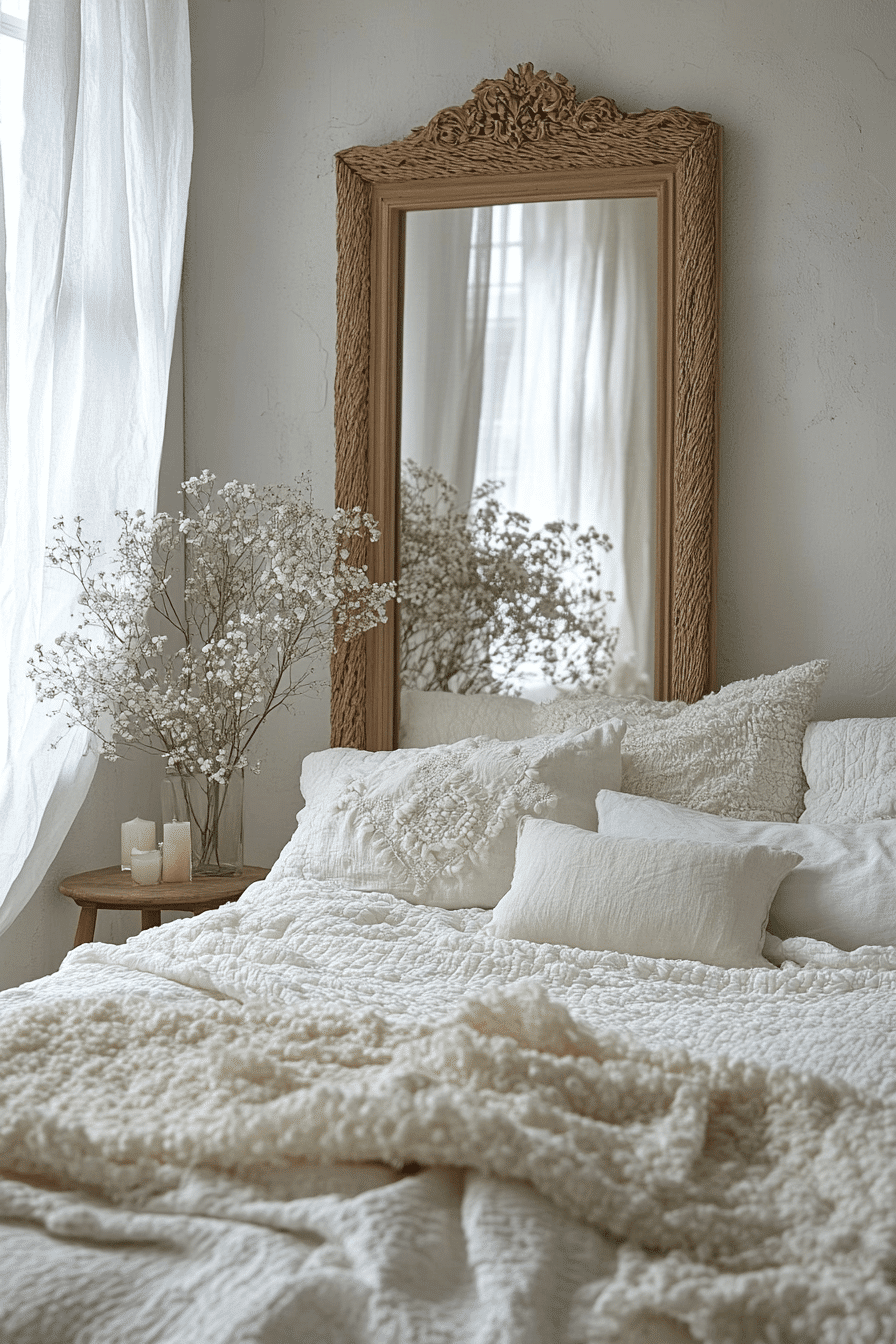White Boho Bedroom Ideas