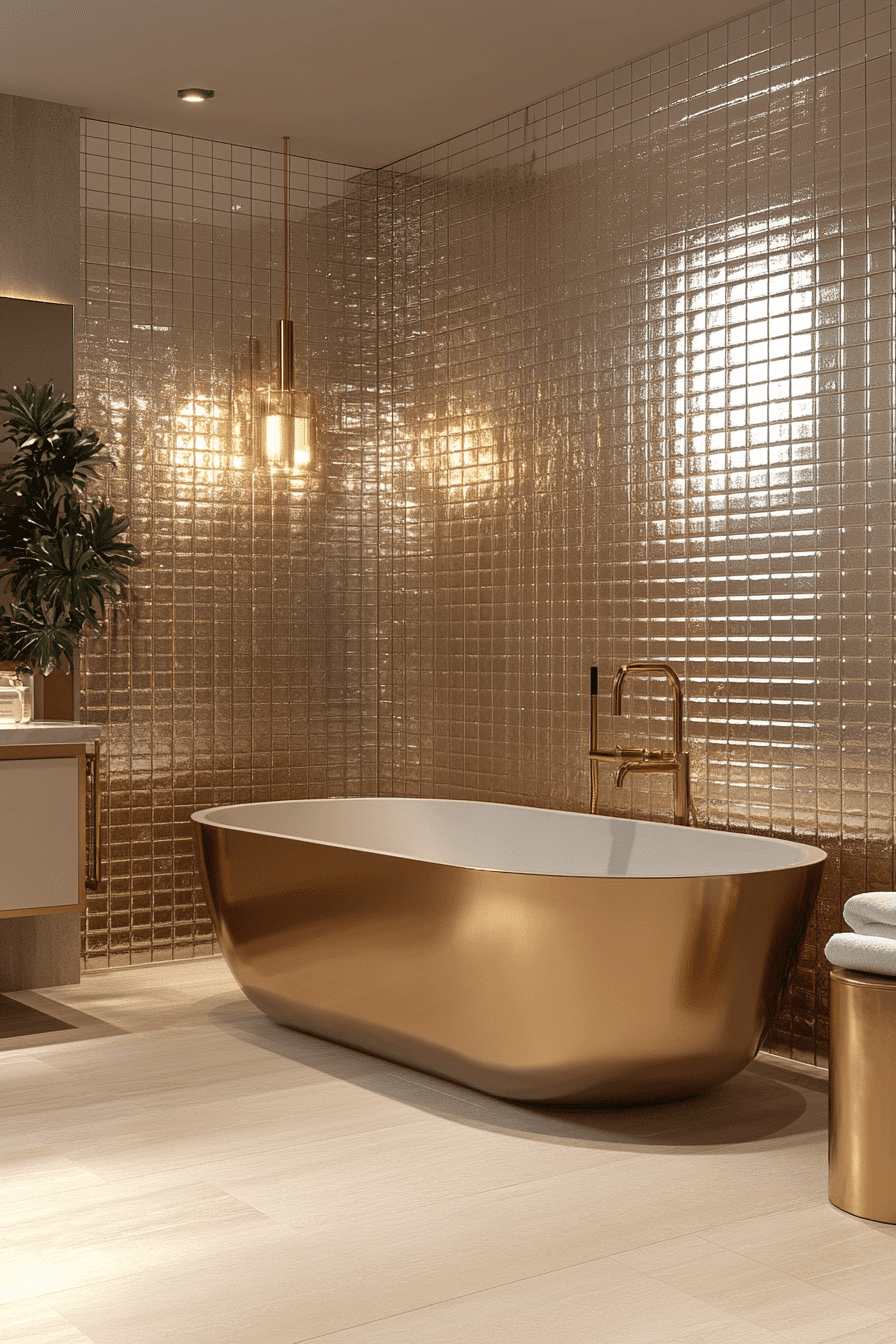 jewel tone bathroom