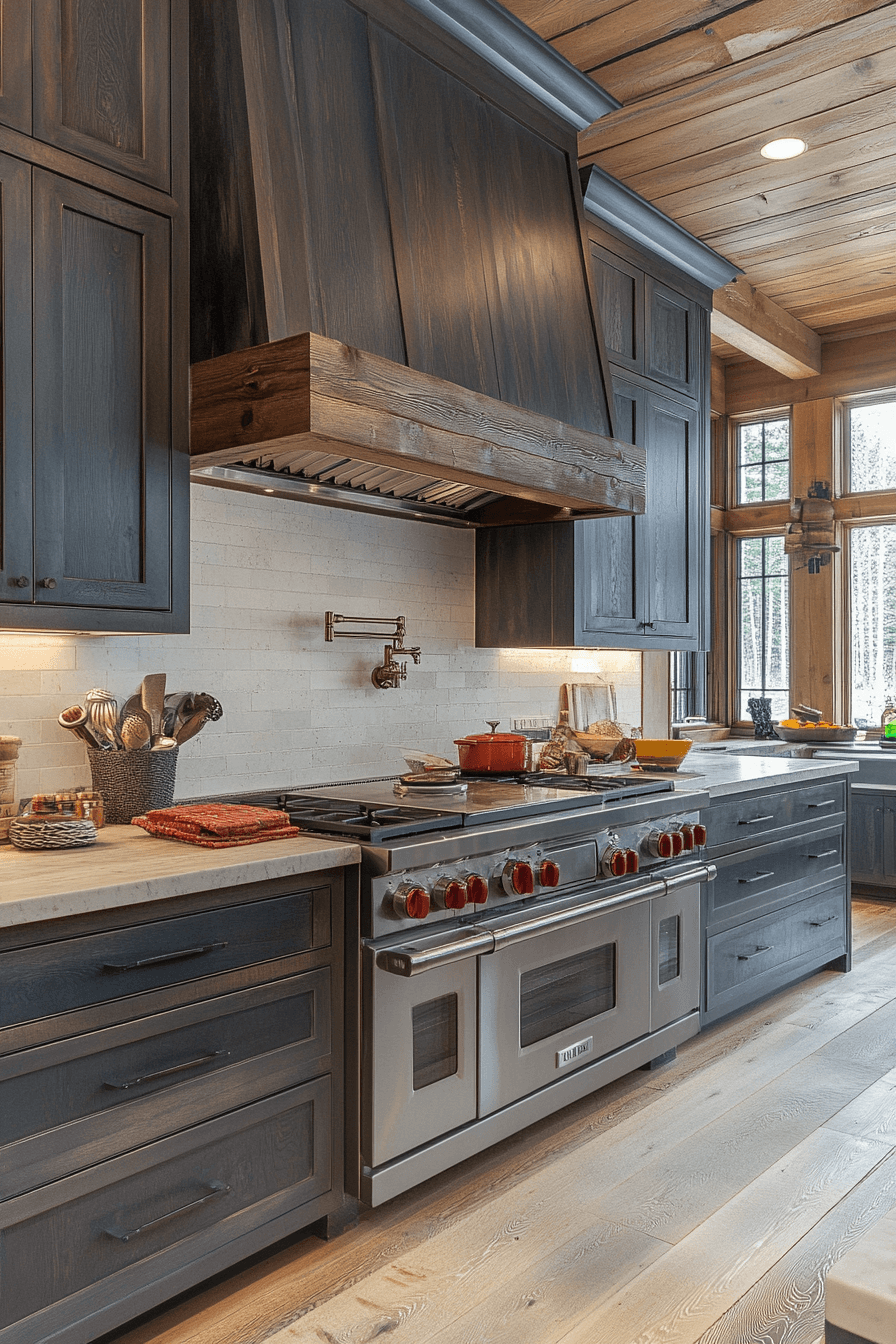 Rustic Farmhouse Kitchen Cabinets