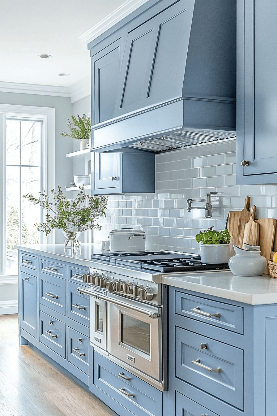Light Blue Kitchen Cabinets