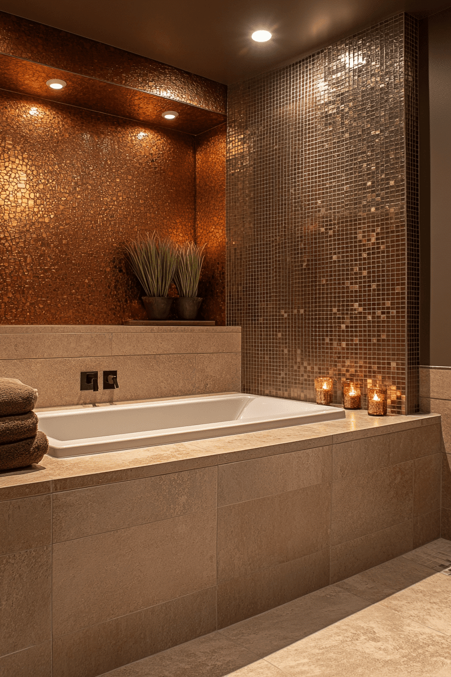 jewel tone bathroom