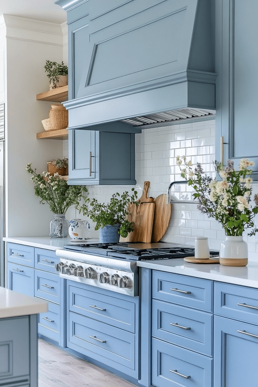 Light Blue Kitchen Cabinets