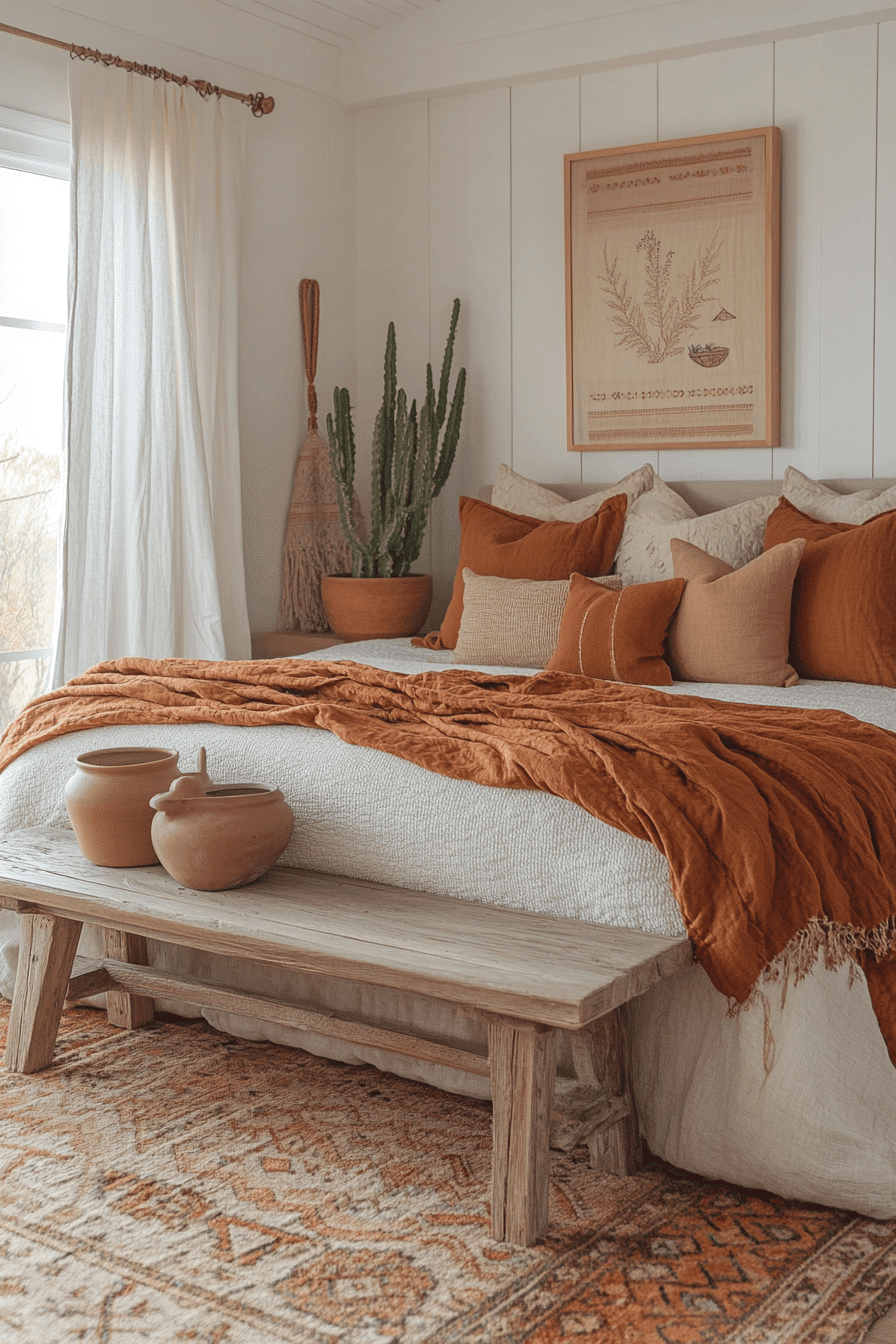 Terracotta Boho Bedroom Ideas