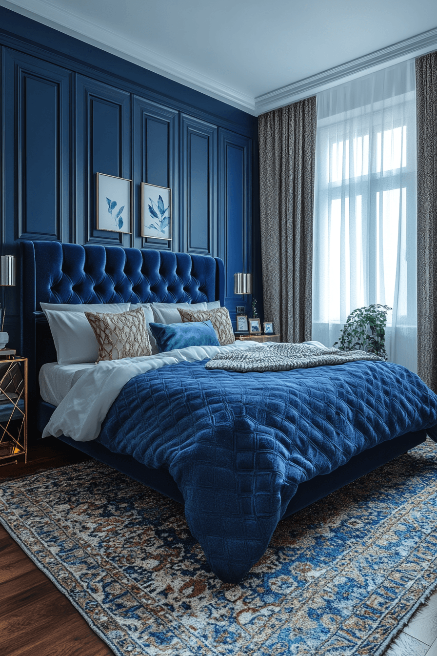 jewel tone bedroom