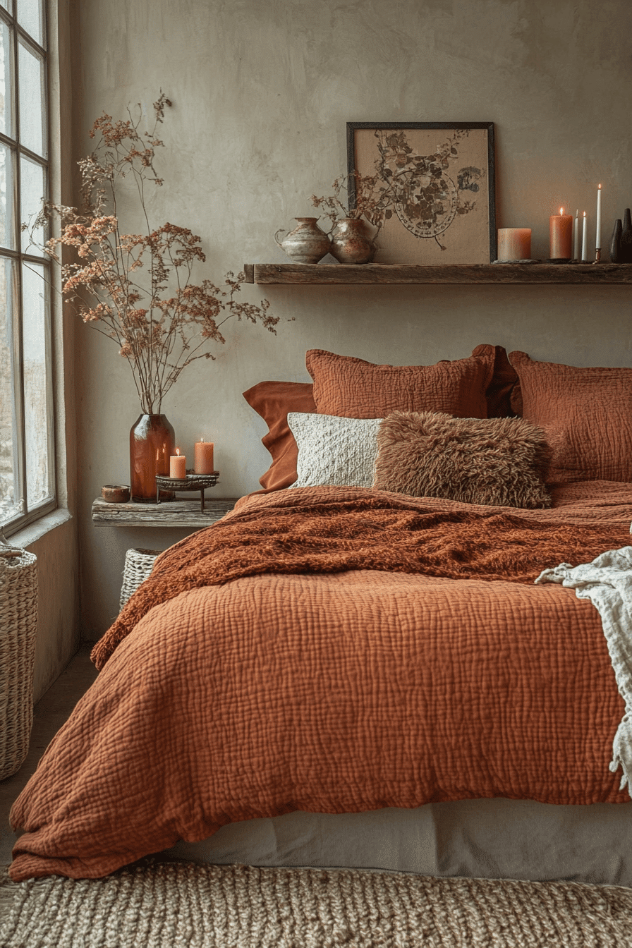 Terracotta Boho Bedroom Ideas