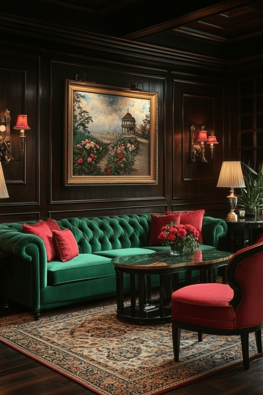 jewel tone decor