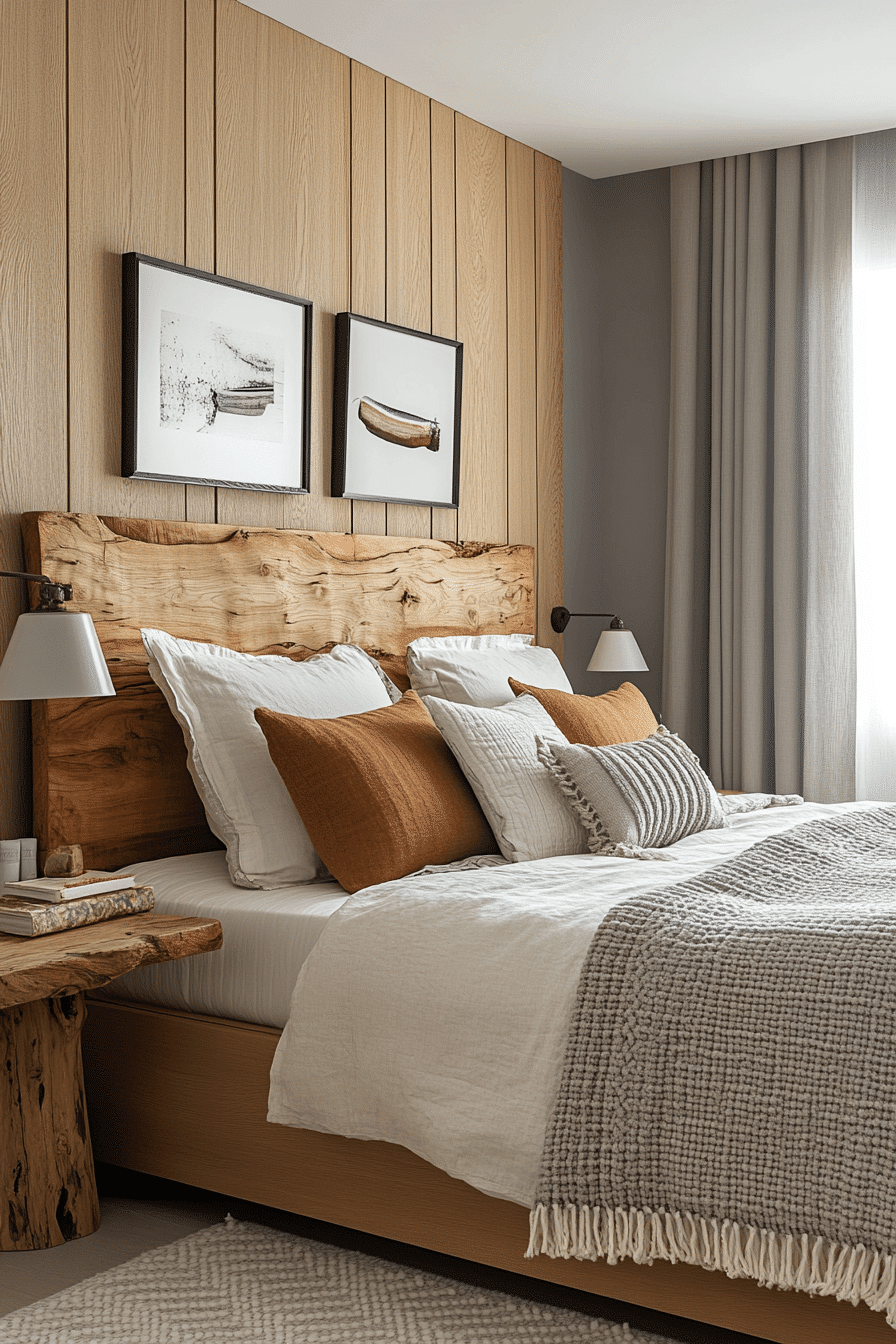 natural wood bedroom ideas
