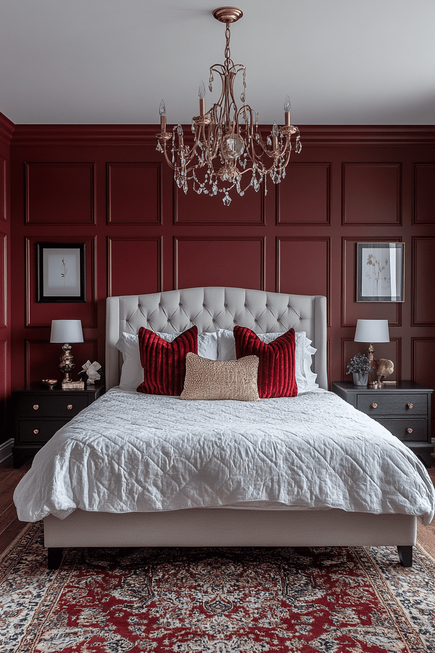 jewel tone bedroom