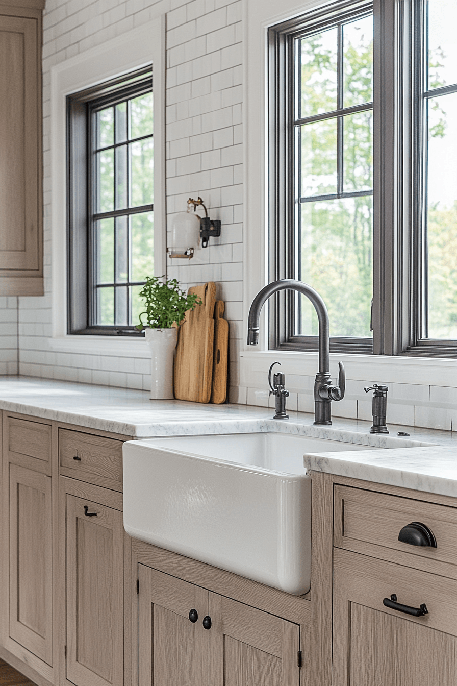 Rustic Farmhouse Kitchen Cabinets