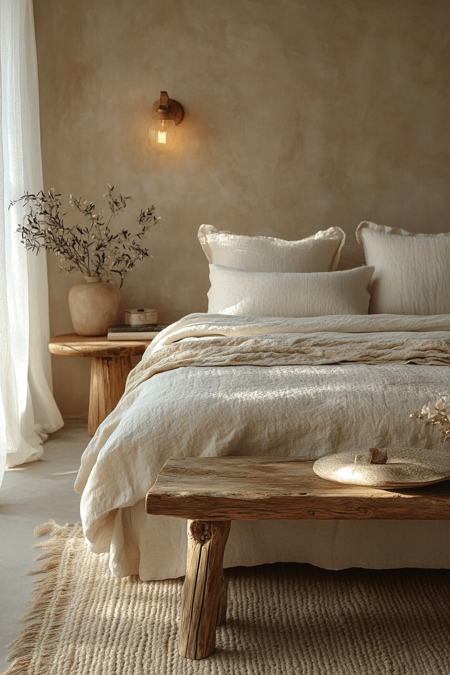 natural wood bedroom ideas