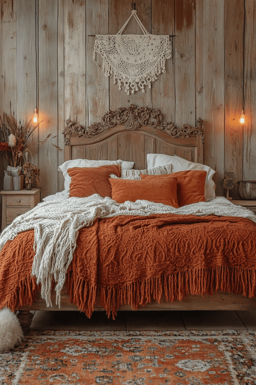 Rustic Boho Bedroom Ideas