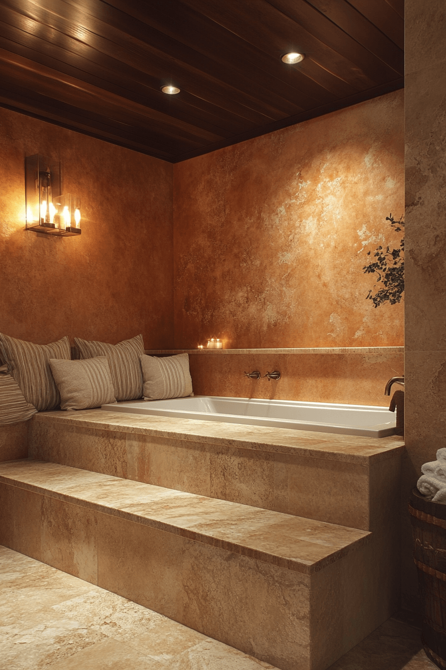 jewel tone bathroom