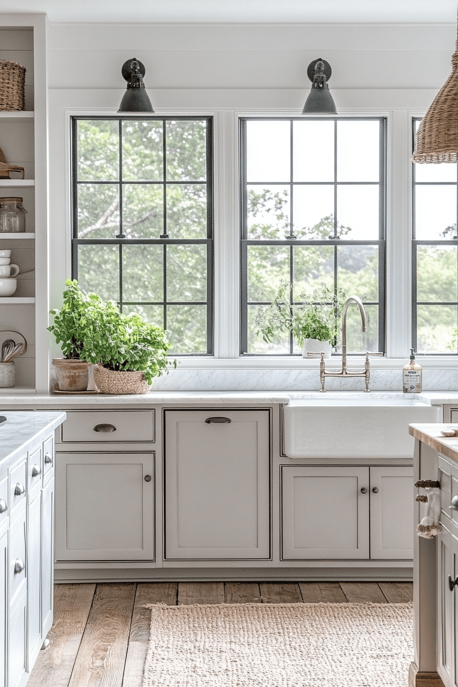 Rustic Farmhouse Kitchen Cabinets