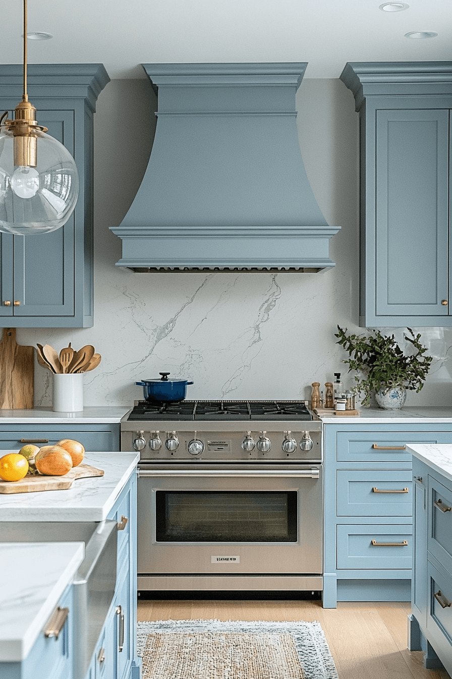 Light Blue Kitchen Cabinets