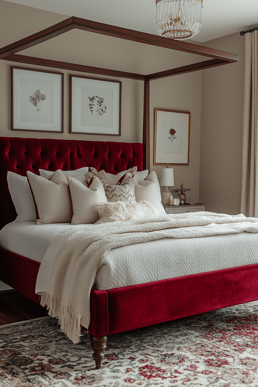 jewel tone bedroom