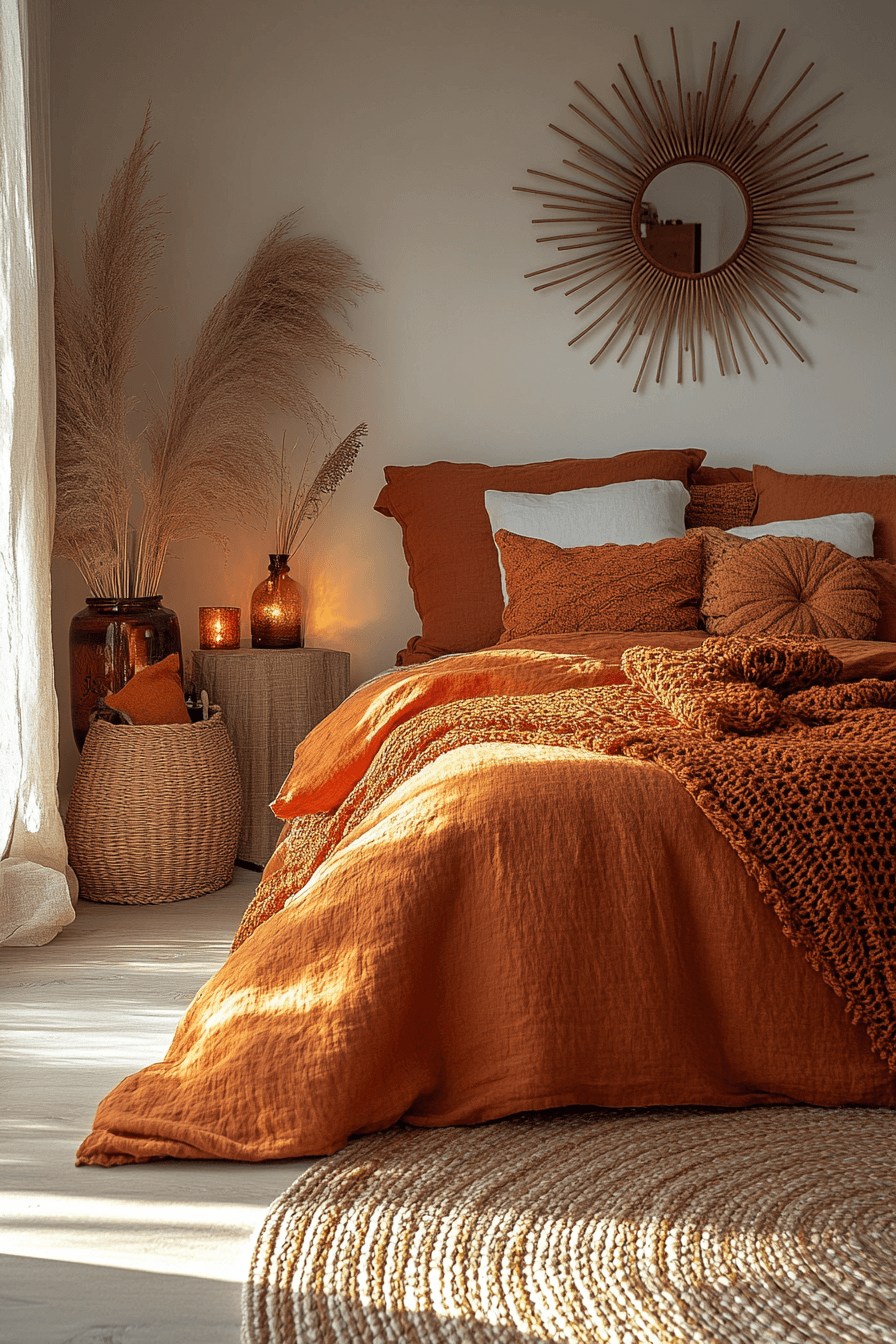 Terracotta Boho Bedroom Ideas