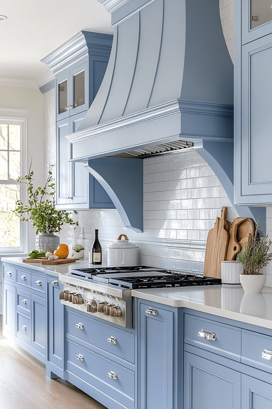 Light Blue Kitchen Cabinets