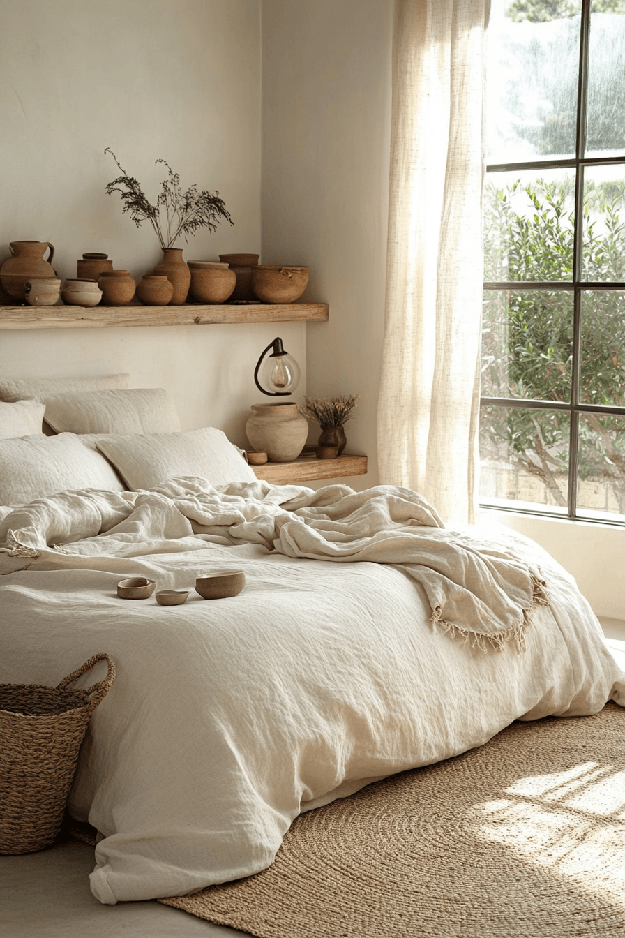 White Boho Bedroom Ideas