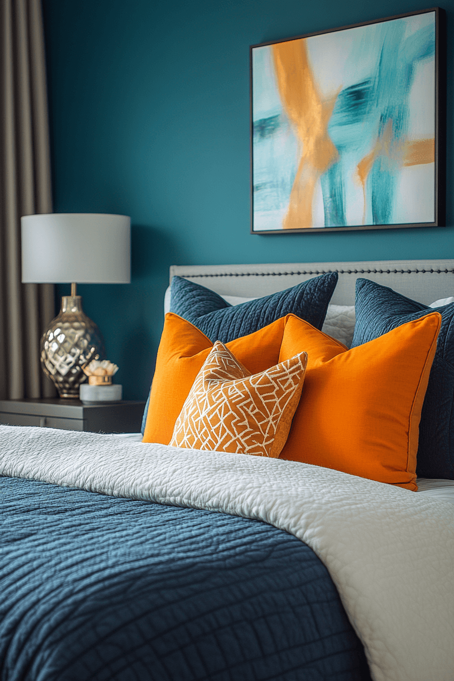 jewel tone bedroom