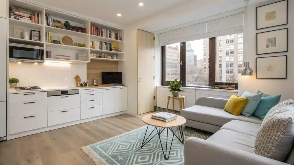 small apartment living room