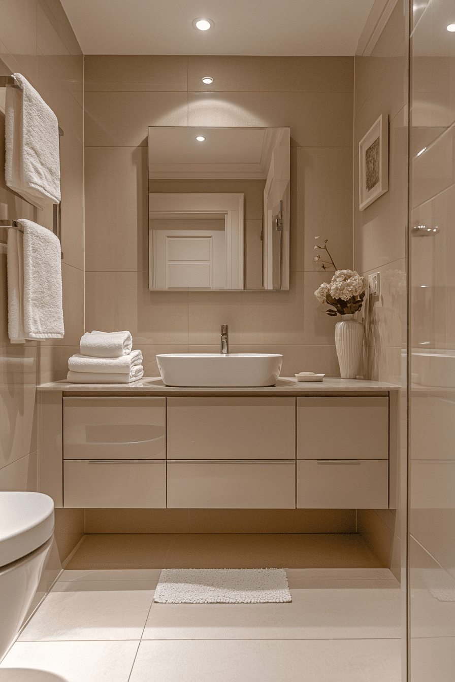 small bathroom interior