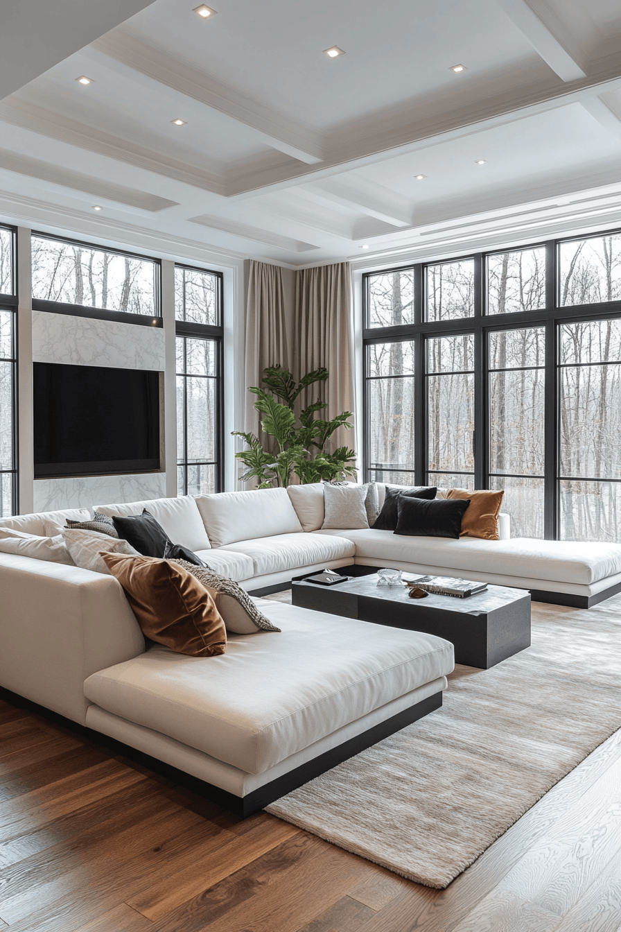 modern minimalist living room