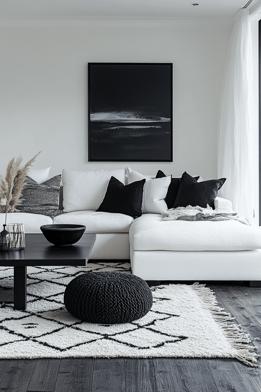 modern minimalist living room