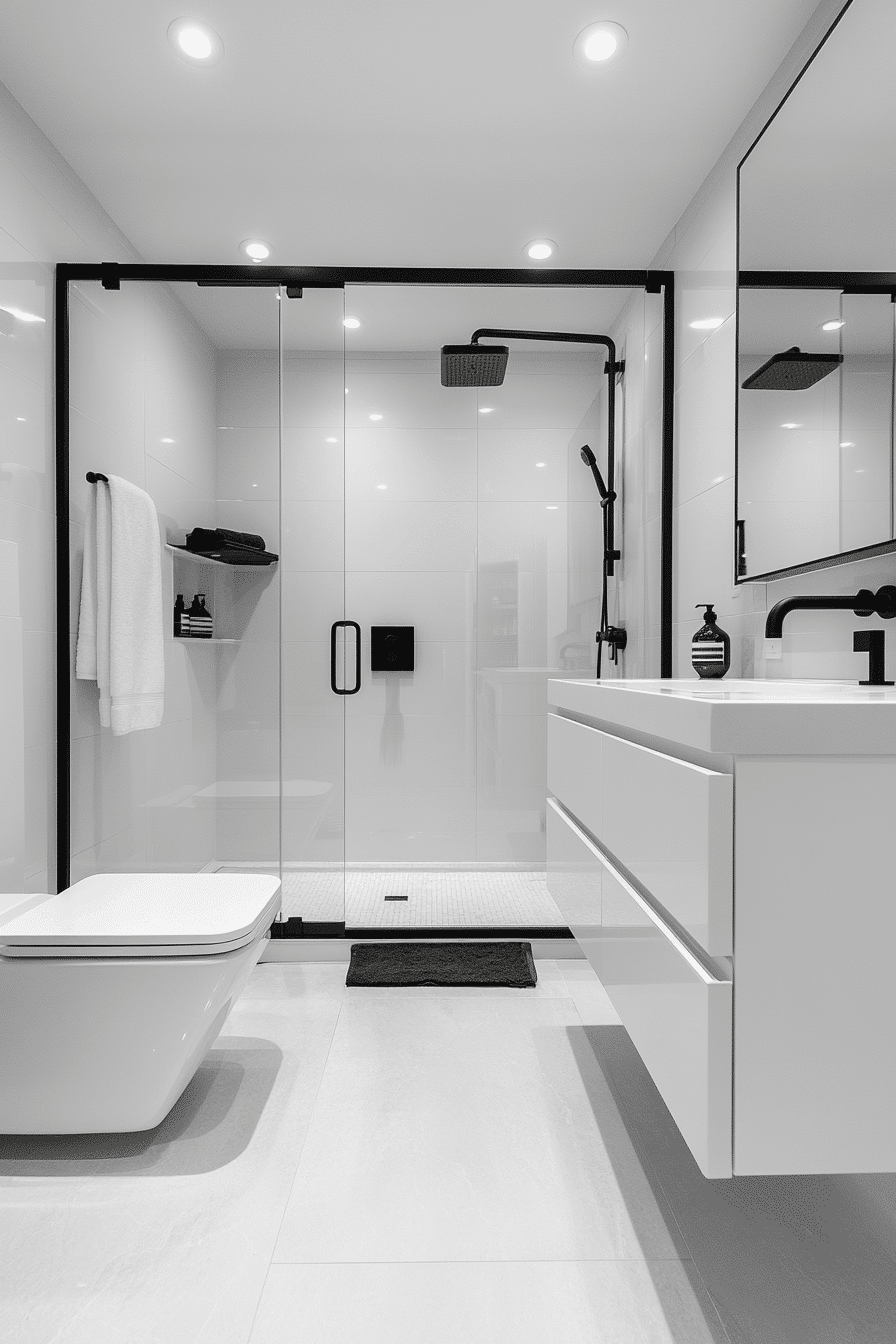 small bathroom interior
