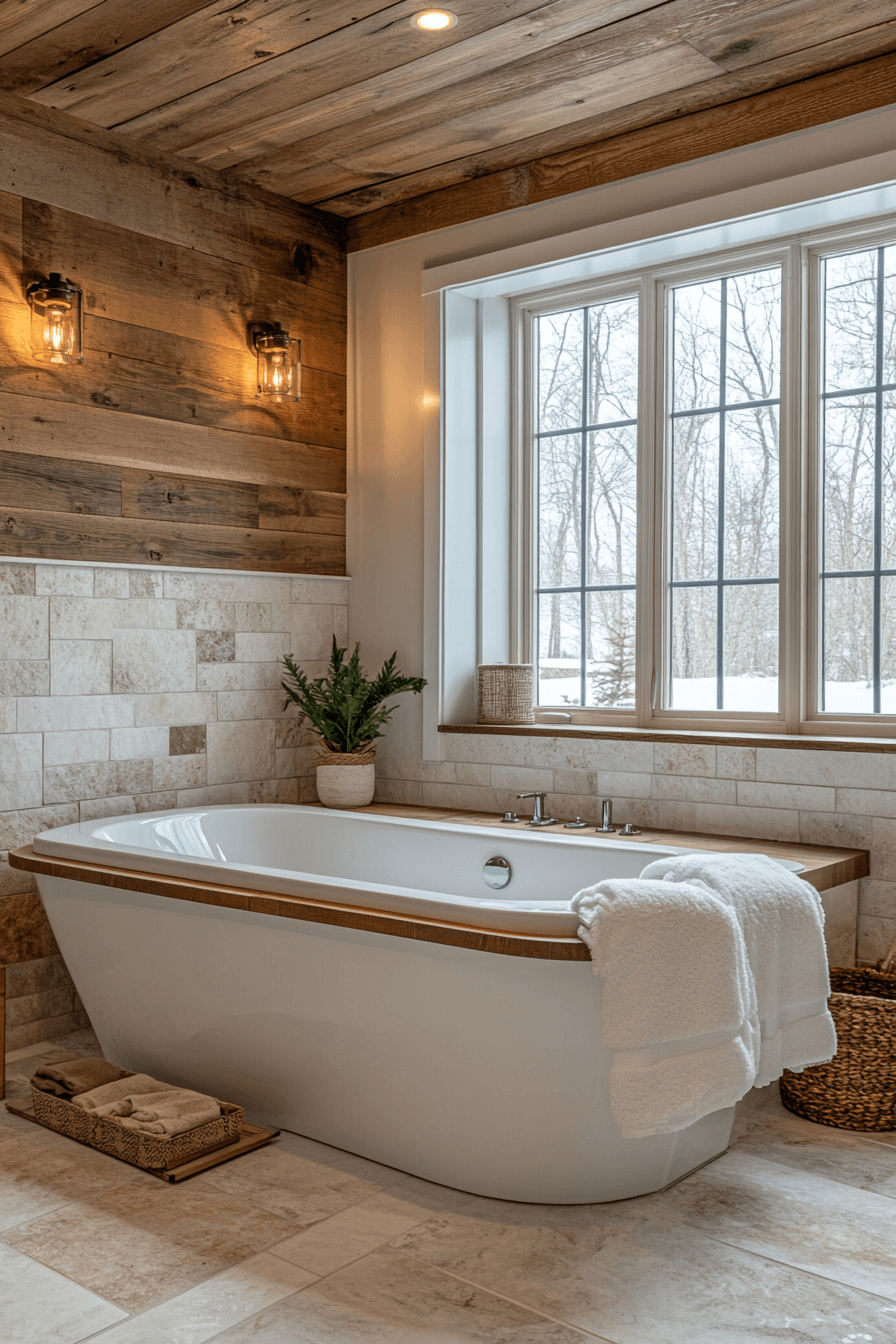 rustic bathroom designs