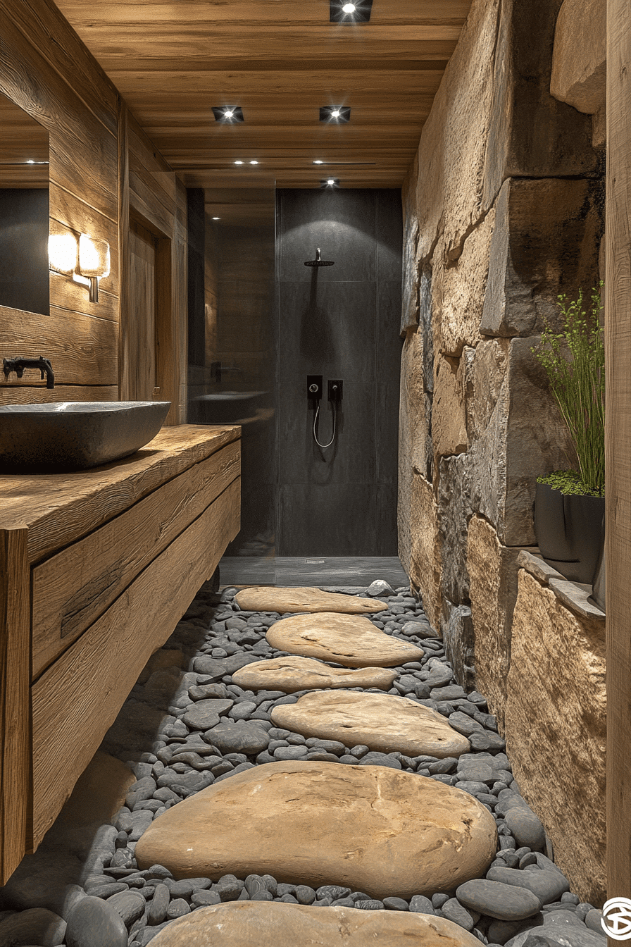 rustic bathroom designs