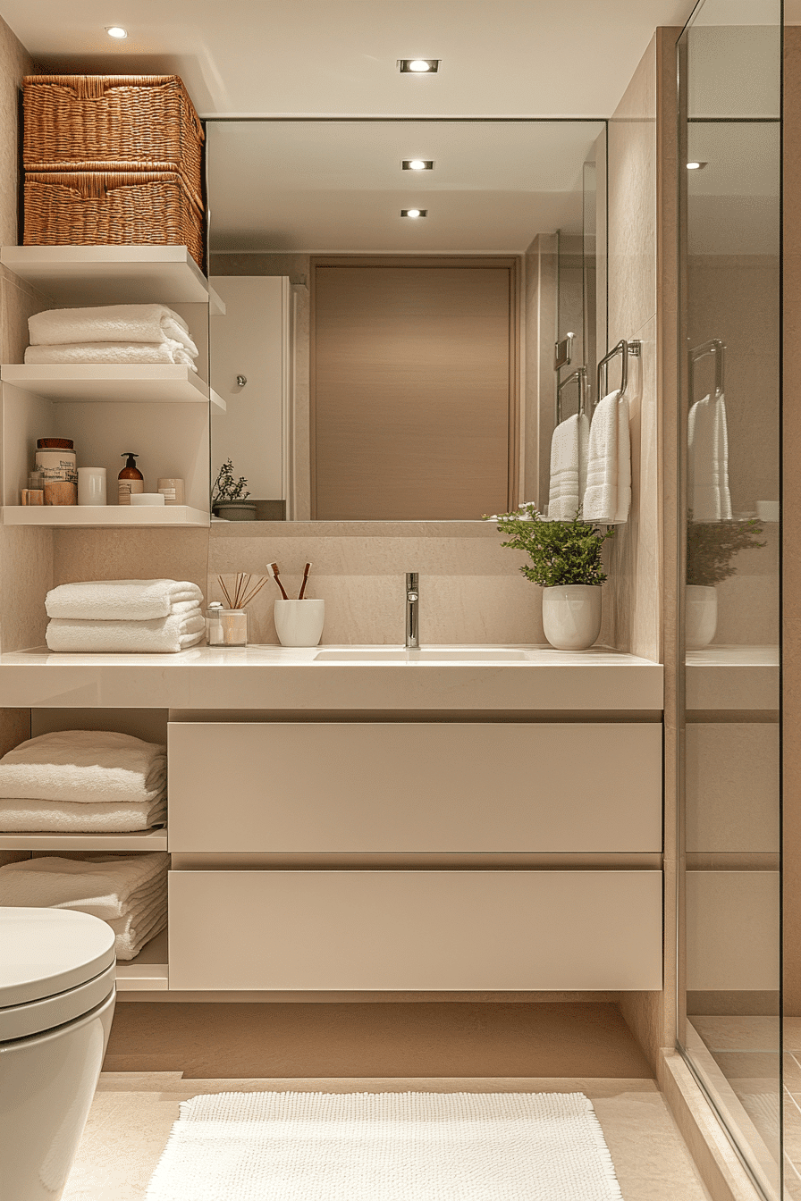 small bathroom interior