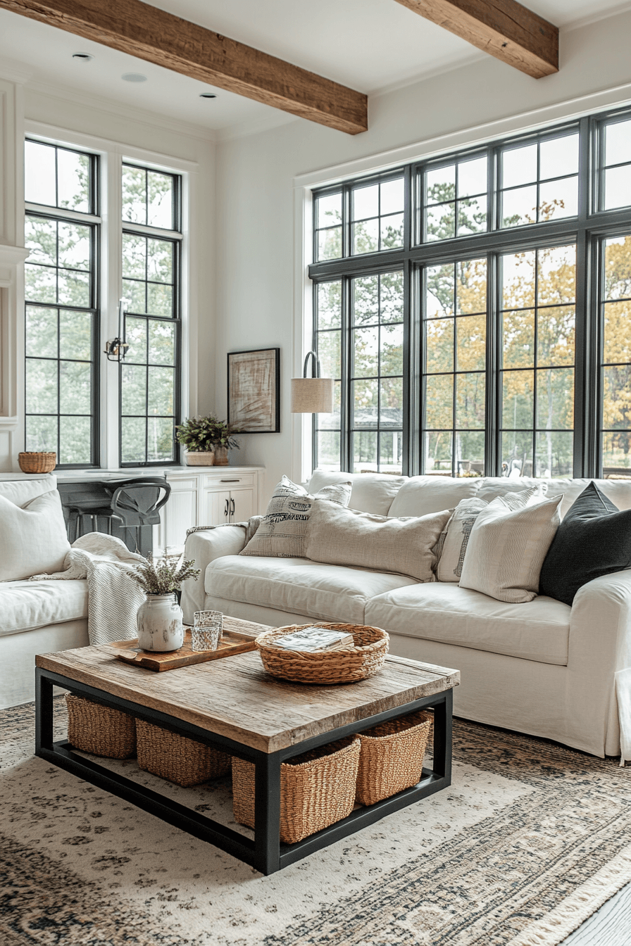 farmhouse living room