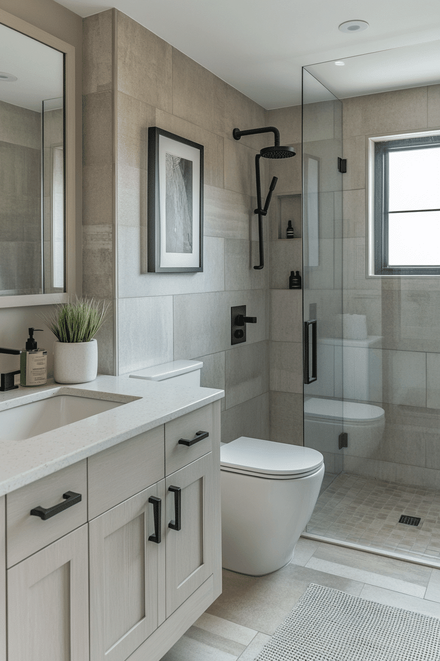 small bathroom interior