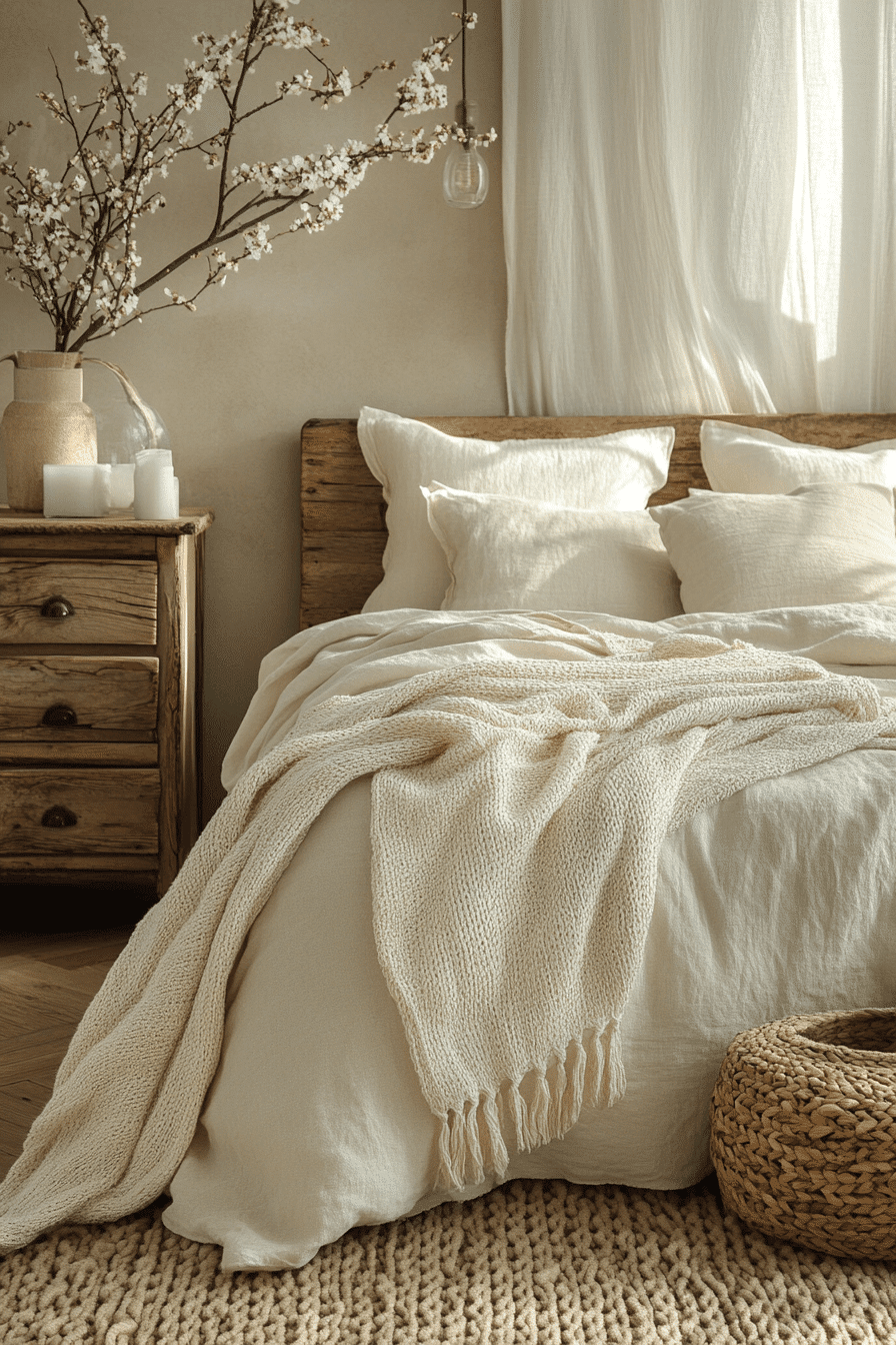 vintage shabby chic bedroom