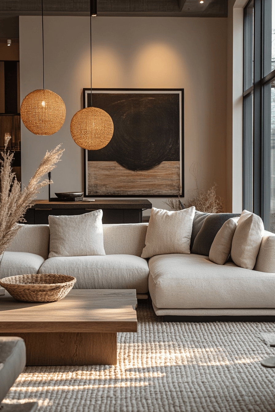 modern minimalist living room