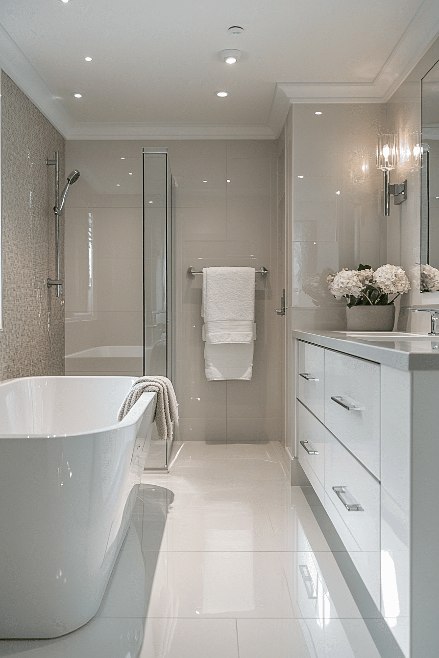 small bathroom interior
