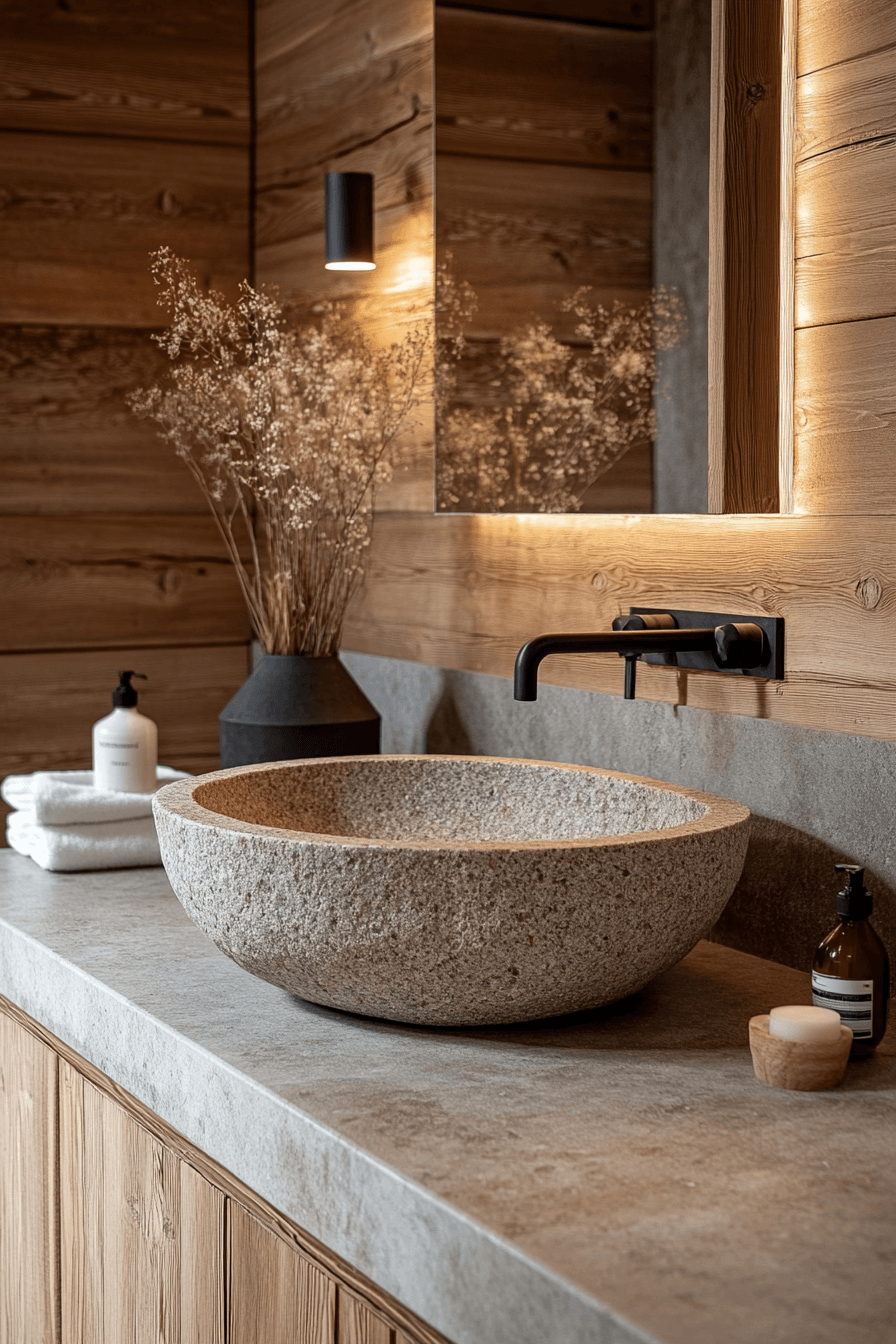 rustic bathroom designs
