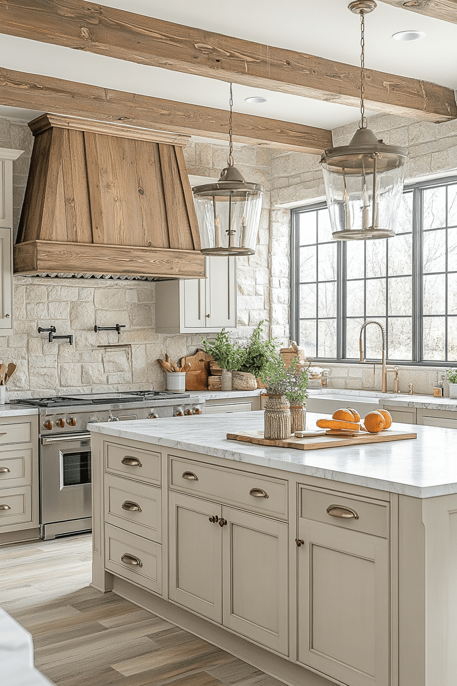 rustic farmhouse kitchen