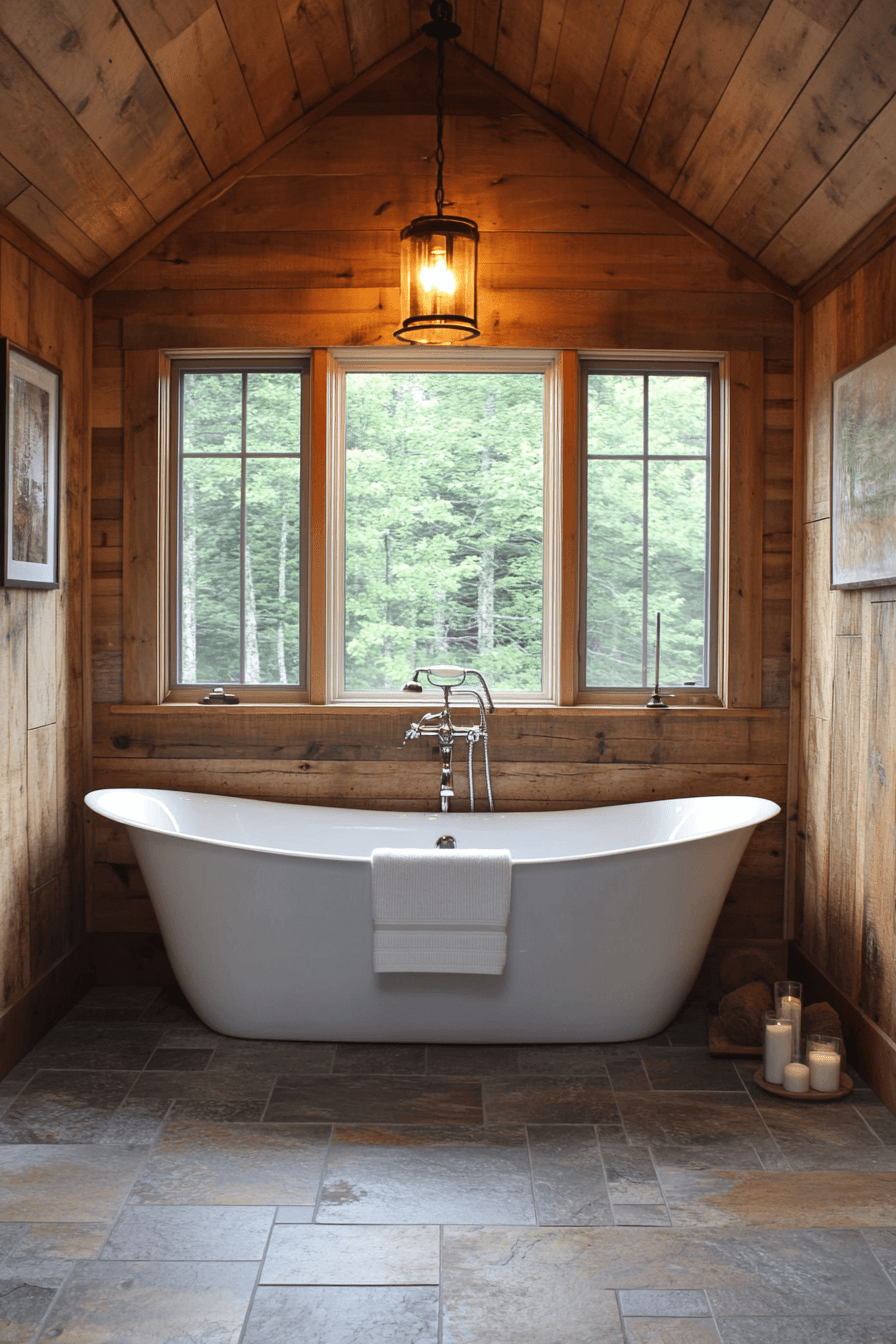 rustic bathroom designs