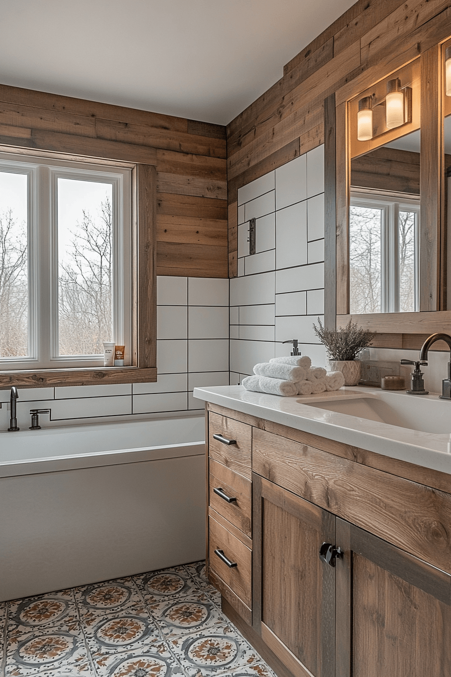 rustic bathroom designs