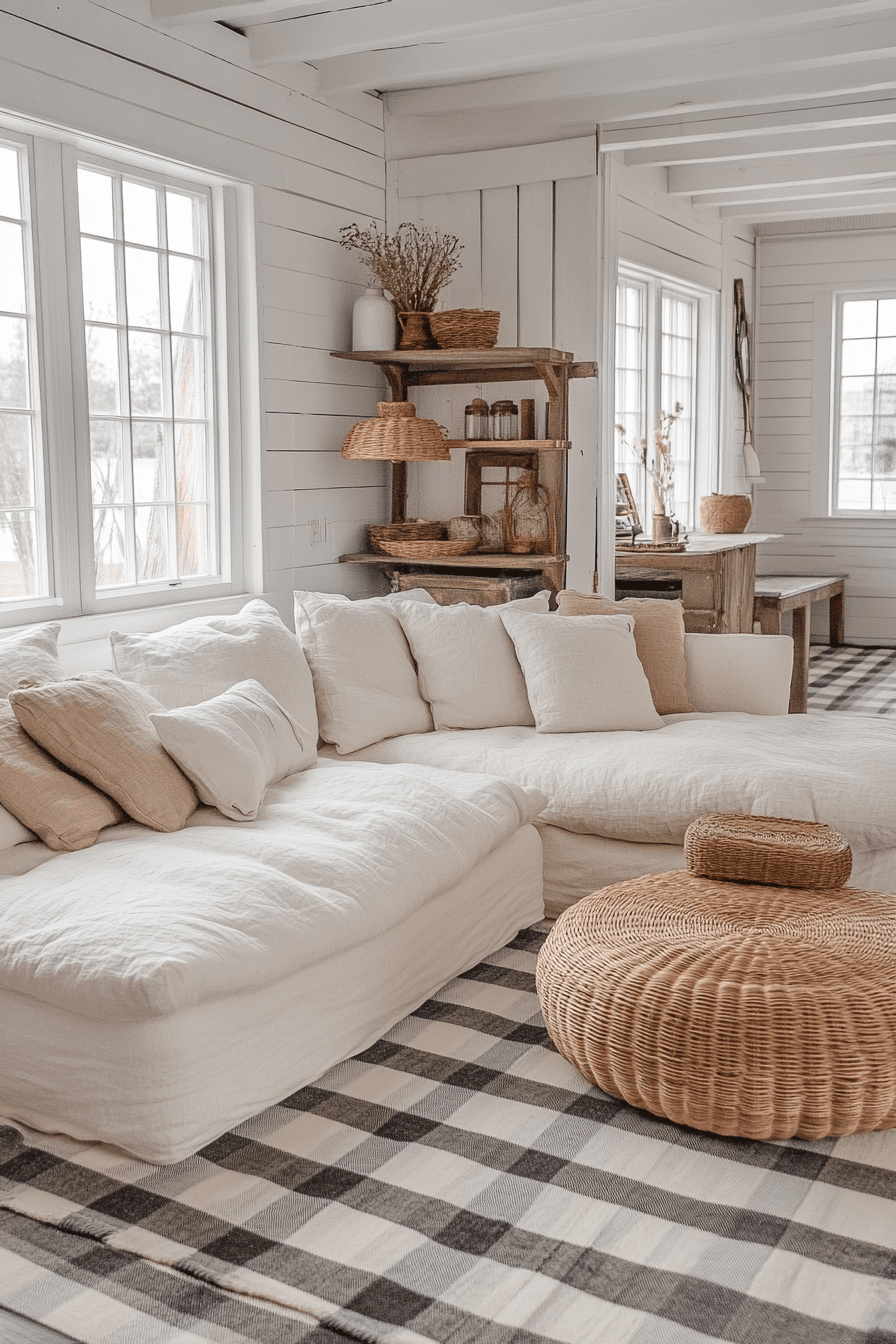 farmhouse living room