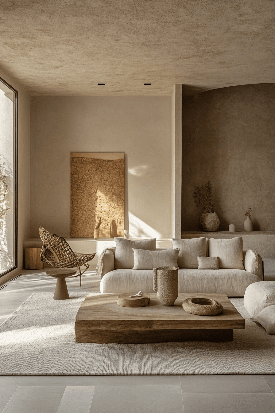 modern minimalist living room